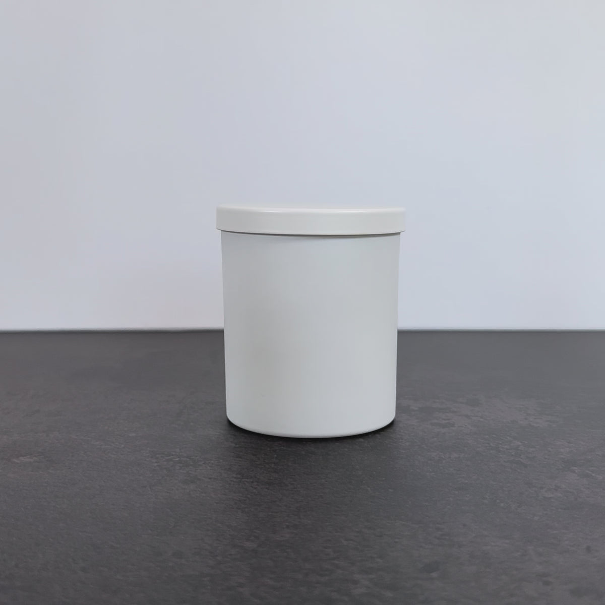 10 oz Matte White Candle Jar with Matte Lid