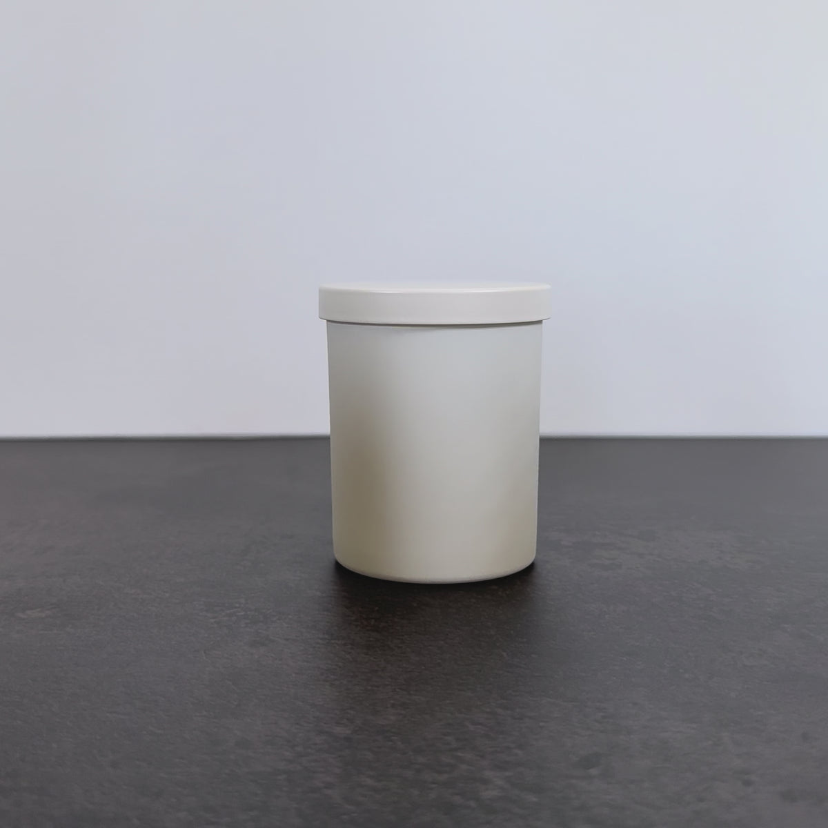 Matte White 7 oz Luxury Candle Jar with Matte Lid